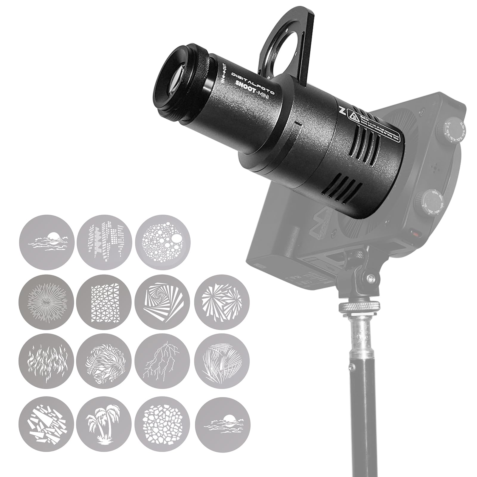 Amazon | DF DIGITALFOTO スポットライトスヌート 円錐形スヌート